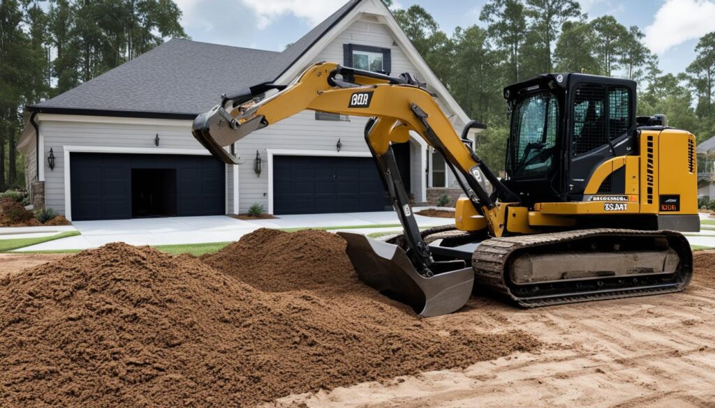 Residential and commercial bobcat grading